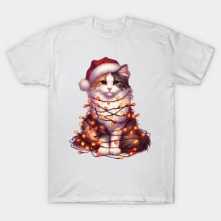 Christmas Turkish Van Cat T-Shirt